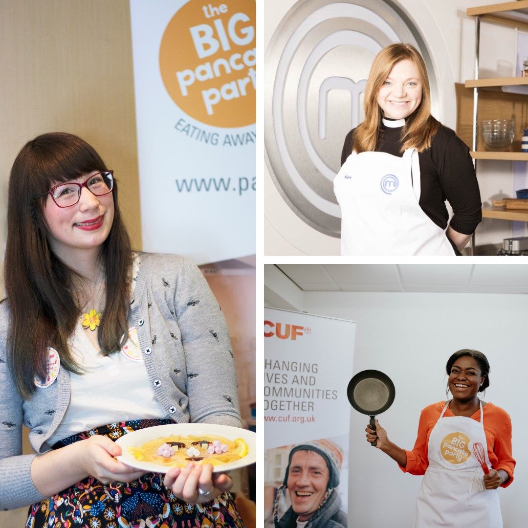 The Big Pancake Party has been supported by @revkatebottley , @kimjoyskitchen and @bakedbybenji. Join the #BigPancakeParty and support our work ending hunger in Britain. cuf.org.uk/the-big-pancak…