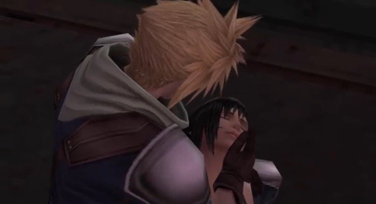 dailycloti's tweet photo. A gentle caress【Crisis Core FFVII】#CloTi https://t.co/05nFWXUs7O
