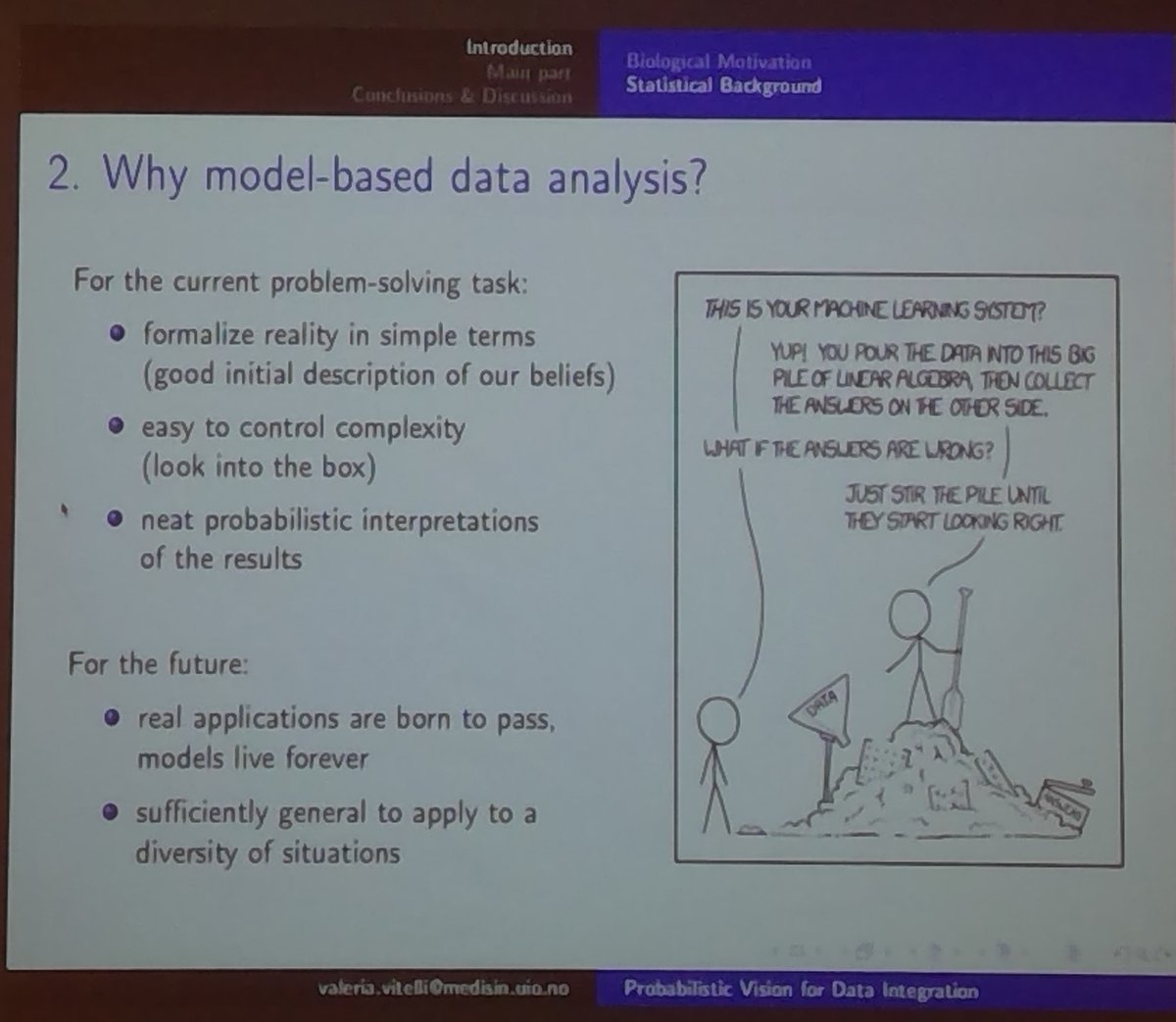 martinjones78's tweet photo. .@valeria_vitelli from @OCBE_UniOslo showing the benefits of model based data analysis
@UiO_LifeSci #OsloLifeScience #UiOLifeScience https://t.co/iBZ2PRXsVn