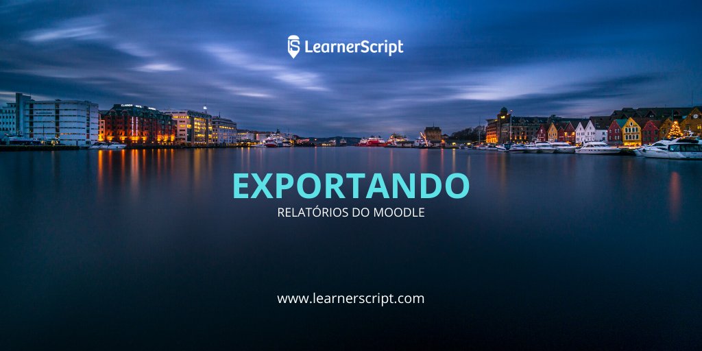 Sofiaeducacao's tweet image. Com o LearnerScript é possível exportar os relatórios para formatos como csv, excel, odt, pdf ou imagem. #learnerscript #learninganalytics #sofiaeducacao #edtech #moodle
Saiba mais
ow.ly/pEYL50xSUd6
Compre agora
ow.ly/C0RR50xSUe7