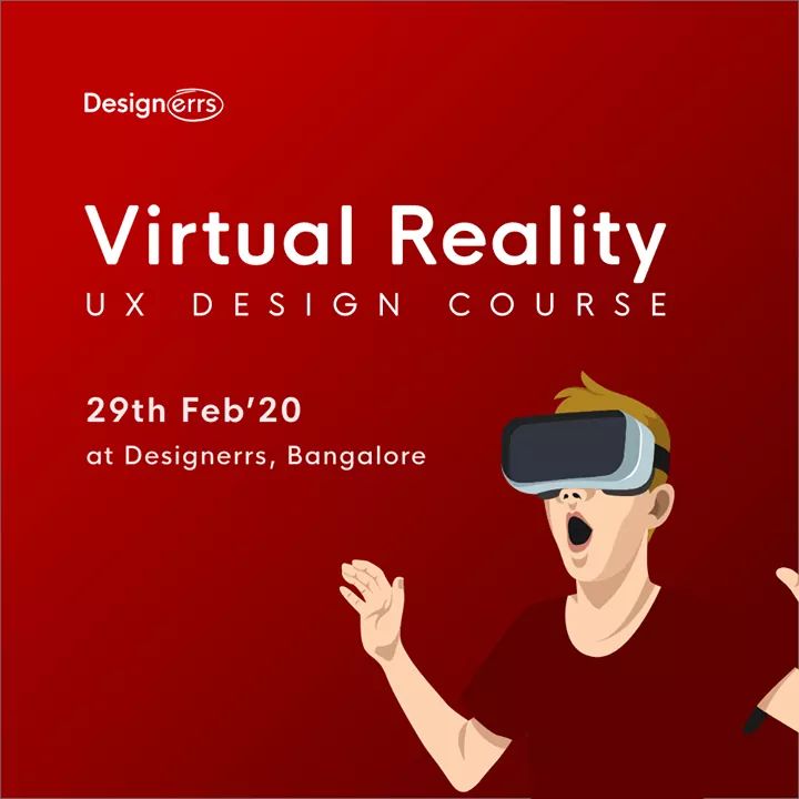 designerrs_acad's tweet image. #Design4VR
After a great response from first batch of Virtual Reality UX Design Course, we are coming up with the next batch on 29th Feb'20 at Designerrs HQ, Bangalore. 
Register here: 
tiny.cc/UX4VR
#LearnUX #VirtualReality #UX #UI #InteractionDesign  #ExperienceDesign