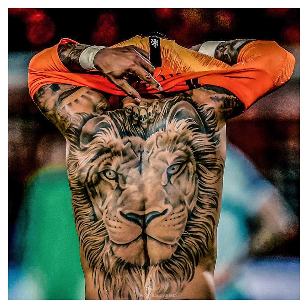 Happy Birthday, Memphis Depay   His back tattoo is absolutely incredible 