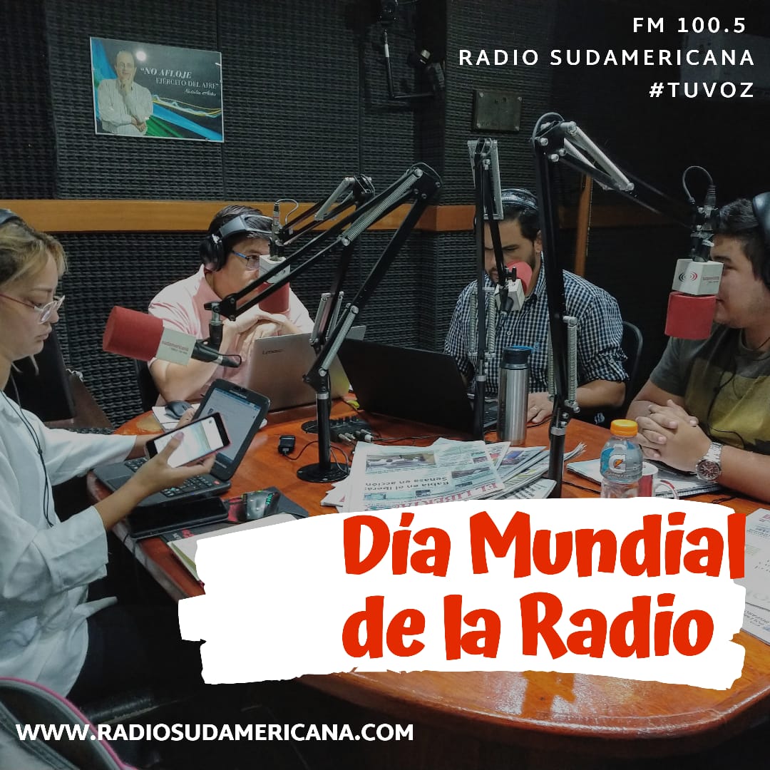 rsudamericana's tweet photo. Hoy jueves 13 de febrero se celebra el Día Mundial de la Radio 2020 📻🎙
Feliz día a todos lo que forman parte de la #GranFamilia de #RadioSudamericana y la 90.90 #RadioLaS 🥳🤗 https://t.co/6ux9gwTIIW
