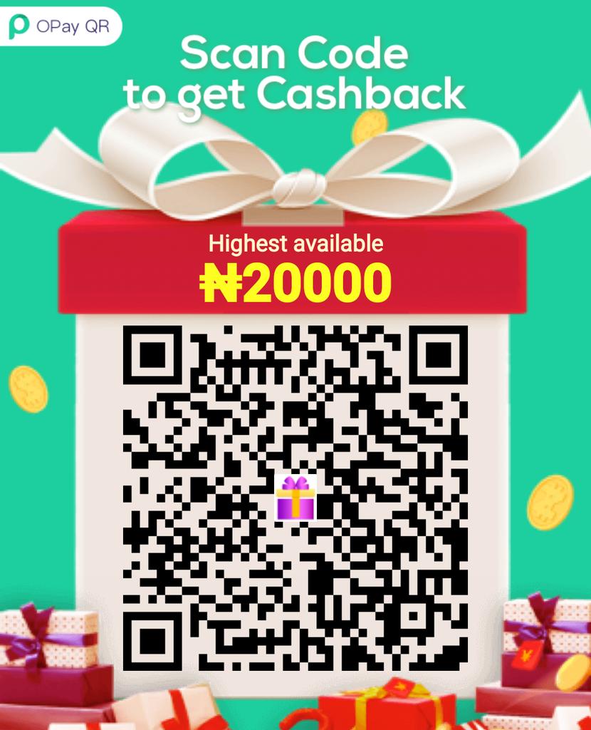 aronann's tweet image. 【Opay QR】Get ₦100 for new users! And up to ₦20,000 for old users!
Save the cashback QR then open your Opay app, scan the cashback QR to get a cash coupon. You can use this cash coupon to pay in Opay QR.
Click to open Opay: play.google.com/store/apps/det…