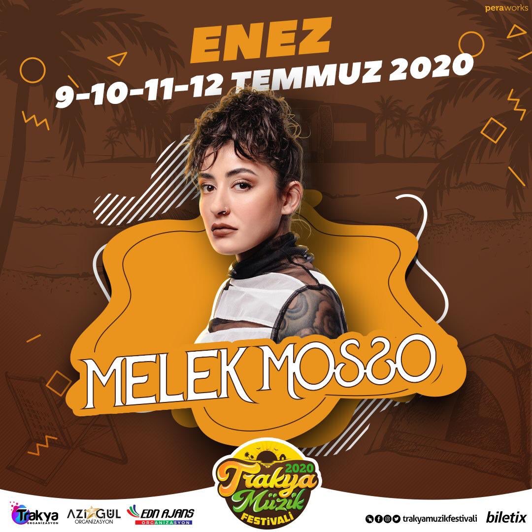 Melek Mosso, #TrakyaMüzikFestivali #Enez sahnesinde! #festival <a href="/MelekMosso/">Melek Mosso</a>