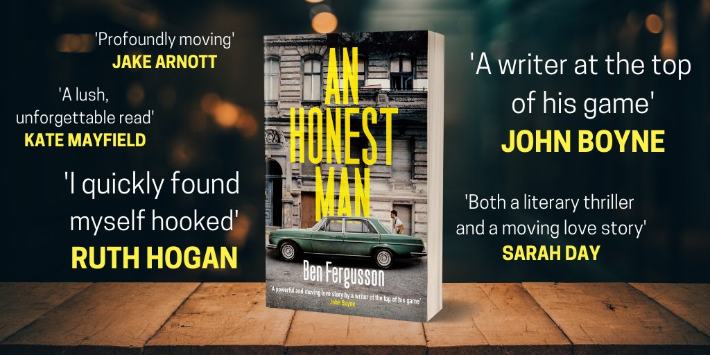 LittleBrownUK's tweet photo. It's paperback publication day for An Honest Man! Congrats @BenFergusson 🎈📚

'A compelling story of love and betrayal in the divided Berlin of the 1980s' @thesundaytimes 

#AnHonestMan: https://t.co/yOBH0fOKY1 https://t.co/pAO8vVXJUE