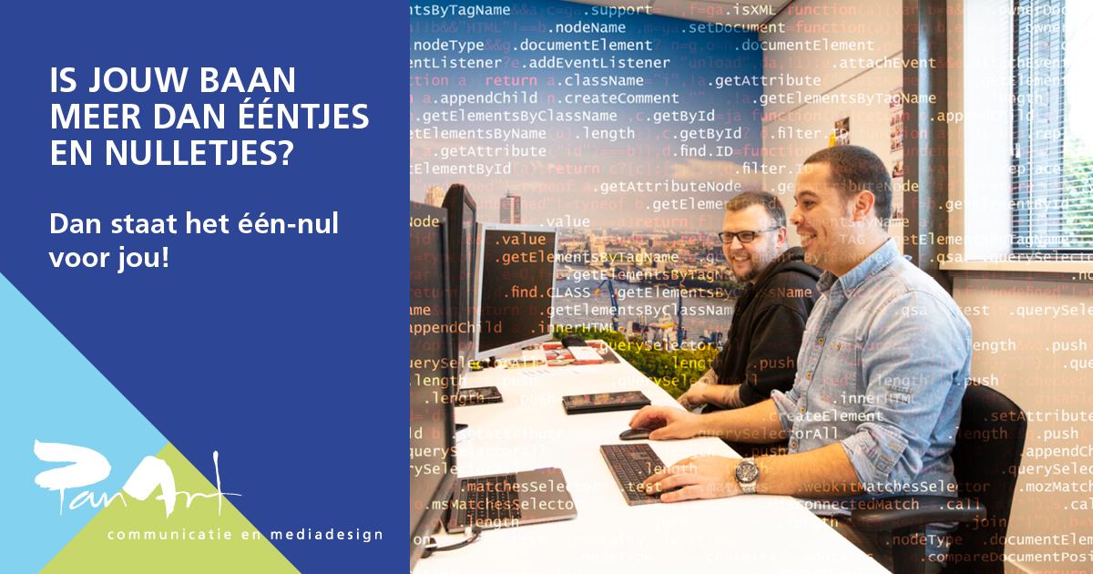 Als back-end developer bij PanArt ben jij onmisbaar in het internetteam. Je wordt uitgedaagd om snel te schakelen binnen jouw functie en krijgt de kans mee te bouwen aan een breed scala aan online producten voor onze opdrachtgevers!    panart.nl/werken-bij/bac…  #vacature#developer