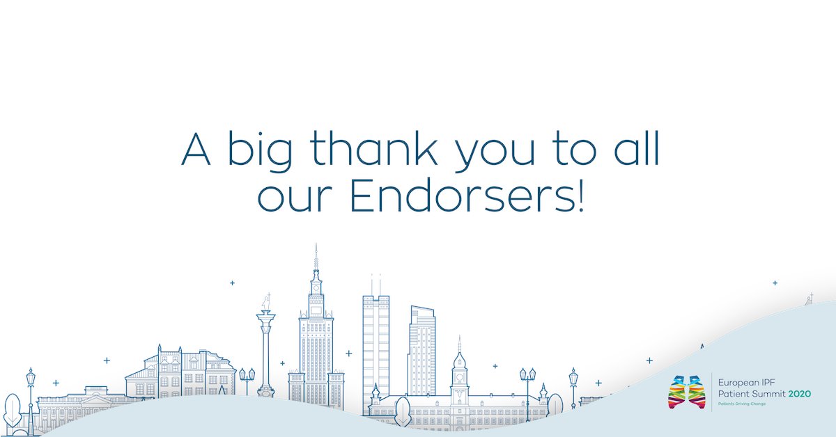 EU_IPFF's tweet photo. Thank you @EuropeanLung,  @eupatientsforum,  @eurordis, @IPFWarrior, @PFFORG and many more for endorsing the #IPFSummit2020 – see all our partners here 👉
https://t.co/ub0nypjoDb https://t.co/bGIKFtIbTs