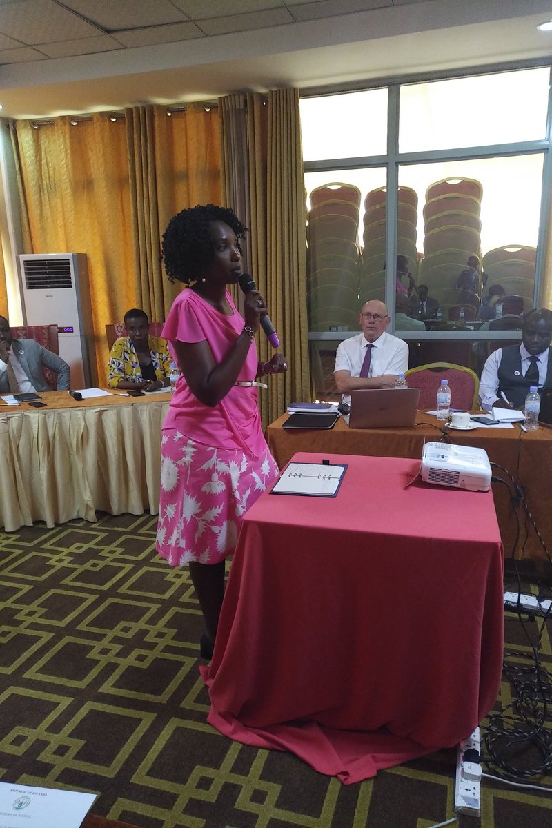 The Ministry of <a href="/Rwanda_Justice/">Ministry of Justice</a> convenes, today the <a href="/JusticeSectorRw/">Justice Sector</a> institutions and partners to review the draft Rwanda Criminal Justice Policy. Ms. <a href="/UmutoniNadine/">Nadine G.Umutoni🇷🇼</a> from <a href="/UNDP_Rwanda/">UNDP Rwanda</a> emphasises how important and timely the Police is. Thanks <a href="/LegalPracticeRW/">ILPD</a> team for the work.