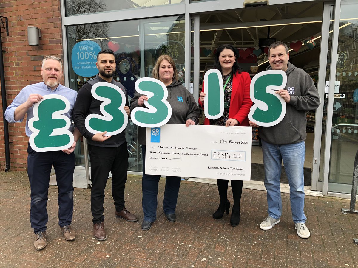 mariemccool's tweet photo. Proud to be able to present a cheque to @macmillancancer for £3315 from our Airevalley &amp;Ilkley Coop stores #ItsWhatWeDo @CraigHemingway0 @ianb2911 https://t.co/cf5xYl9Y08