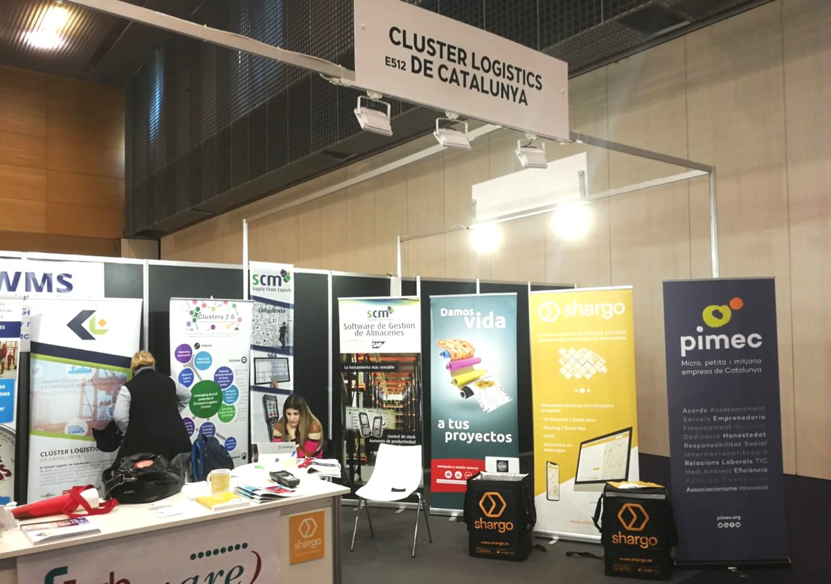 ShargoApp's tweet photo. Hoy estamos en el salón PICK&amp;PACK 2020, el evento más innovador en materia de #packing e #intralogística en el espacio @LogisticCluster junto a nuestro stand E512. 

Te esperamos https://t.co/GnhVu2I3cA