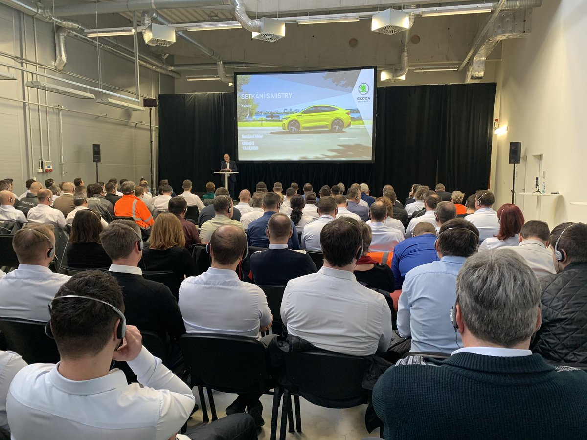 katemann_jens's tweet image. Today intensive discussions with #SKODA Masters in #Kvasiny about future topics like #ElectricVehicles. #SKODA CEO #BernhardMaier is ready to answer. @skodaautonews @VWGroup