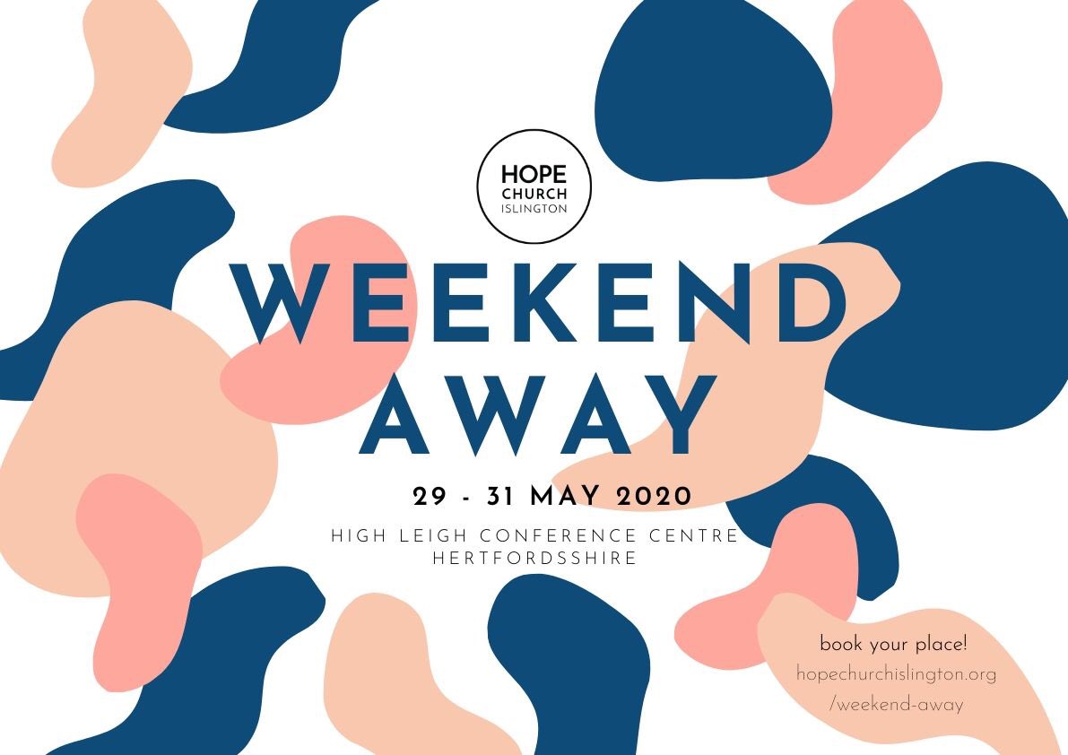 29 - 31 M A Y it’s official. We’re going on holiday come away with us! put it in your diaries & book on using the link in our bio. @ Hope Church Islington