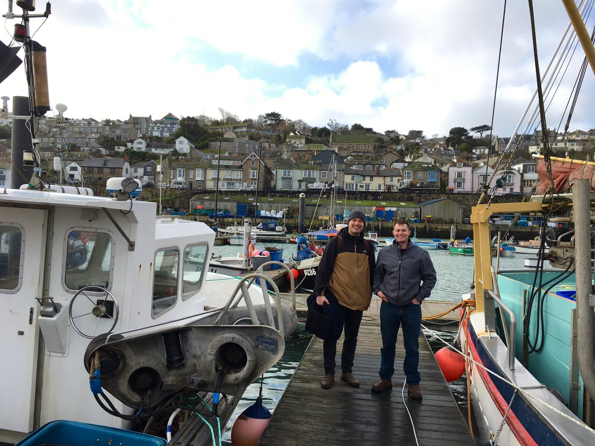 Very nice morning at Newlyn Harbour after a windy and rainy night. All @MSCintheUK boats in the harbour and had a great tour from Project UK steering group member Will Harvey. 🐟🦀🌧🦞#ThisFishingLife