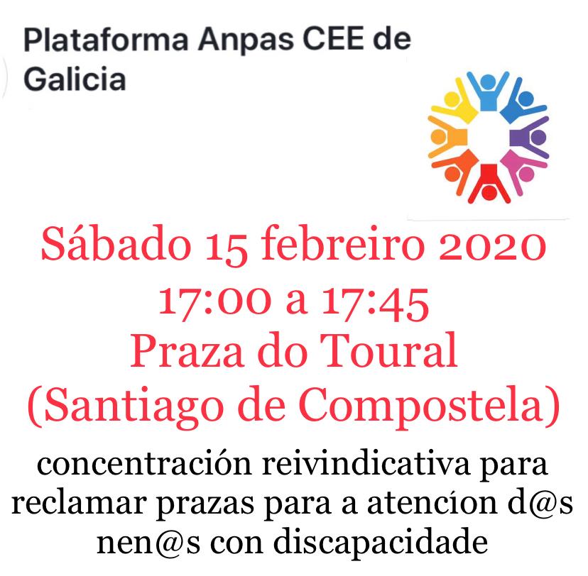 Los alumnos de educación especial necesitan atención. Concentración en Santiago el 15 Feb. #noticiascoruña #Galicia #educación #noticiasGalicia #ampa #manifestación #minusválidos #discapacidad #colegiopublico #actualidad #especiales #educaciónespecial #paralisiscerebral #Santiago