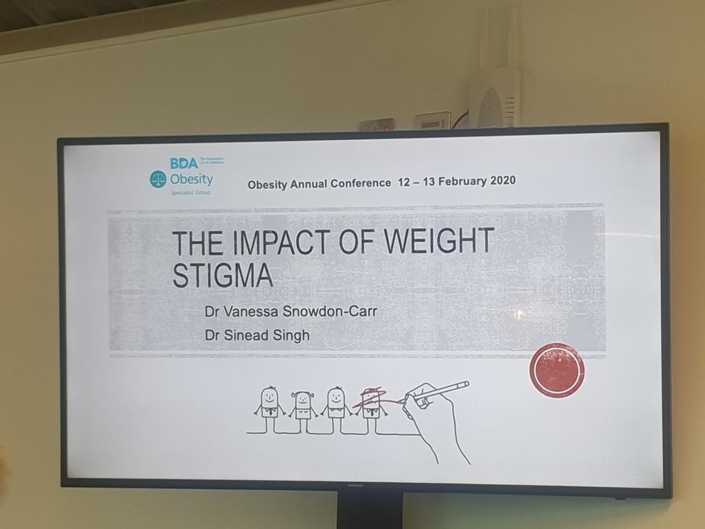 A really important topic for all HCP's to consider @BDA_Obesity #BDAobesityevent