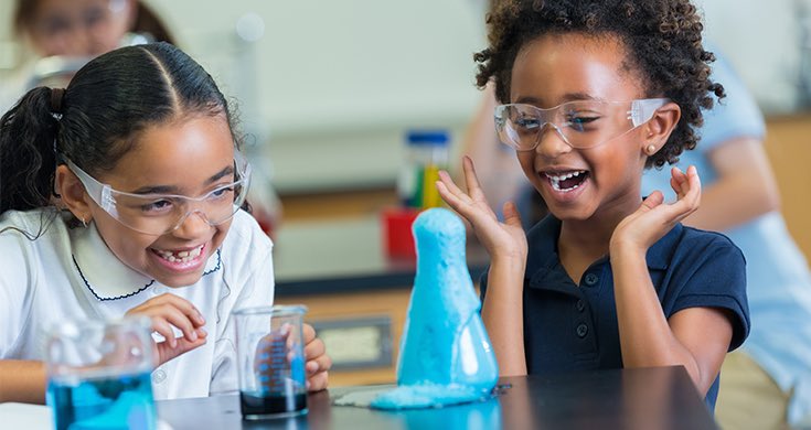 By creating a “growth mindset” environment, teachers and parents can encourage girls’ achievement and interest in math and science. 
📸 LearningLiftoff 
#WomenInSceince #WomenInSTEM @NextEinsteinFor @AIMS_Next @WomenAtWebTZ  @TheLaunchPadTZ