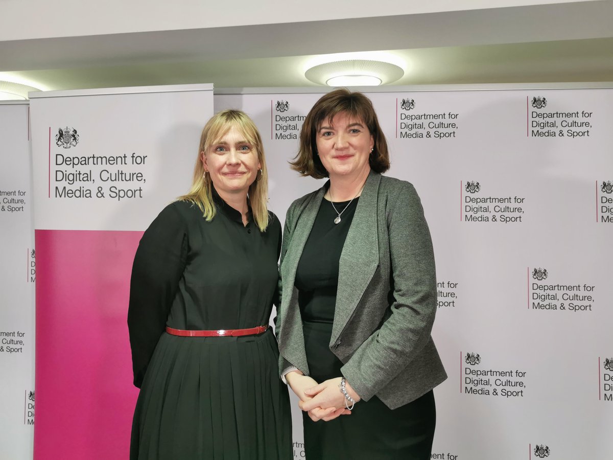 It has been an absolute pleasure to work with <a href="/NickyMorgan01/">Baroness Nicky Morgan</a> over the last seven months she has spent as Secretary of State at <a href="/DCMS/">Department for Culture, Media and Sport</a>. She should be immensely proud of what she has achieved and I am sure she will continue to be an advocate for our sectors in the <a href="/UKHouseofLords/">House of Lords</a>