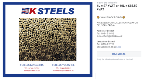 ONLY VALID TILL 4.40PM TODAY!!