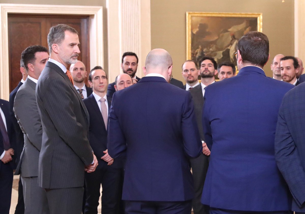 Audiencia del Rey a la Comisión Ejecutiva de la Confederación Española de Jóvenes Empresarios, con motivo de la nueva configuración de su Comité Ejecutivo. casareal.es/ES/Actividades…