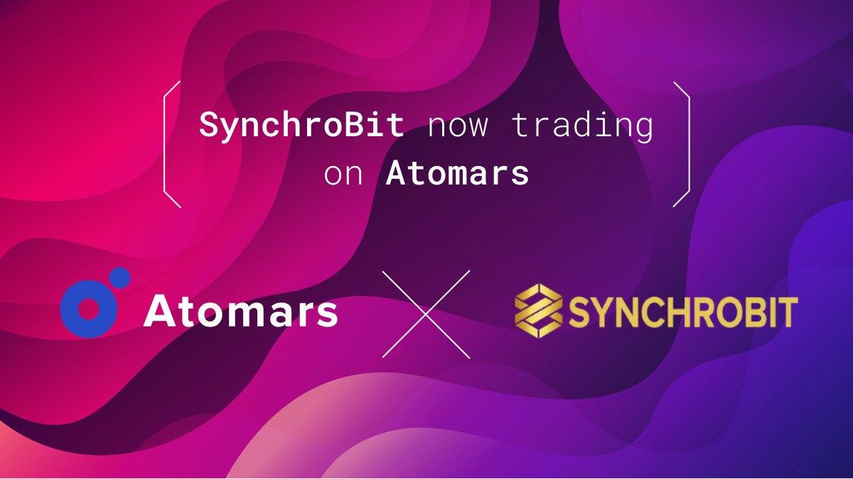 AtomarsExchange's tweet photo. @AtomarsExchange is proud to announce the listing of @SynchroBit (SNB) with the trading pair: SNB/BTC
To start trading SNB today, visit https://t.co/NwAipToXxI
#Atomars #Exchange #Cryptocurrency #Synchrobit #Synchrobitcoin #SNB #Bitcoin #BTC #Ethereum #ETH #Crypto #Blockchain https://t.co/sSzPxUOdqC