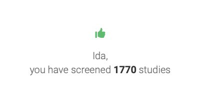 ida_sey's tweet image. First round of screening is complete! 
#DissertationDiaries