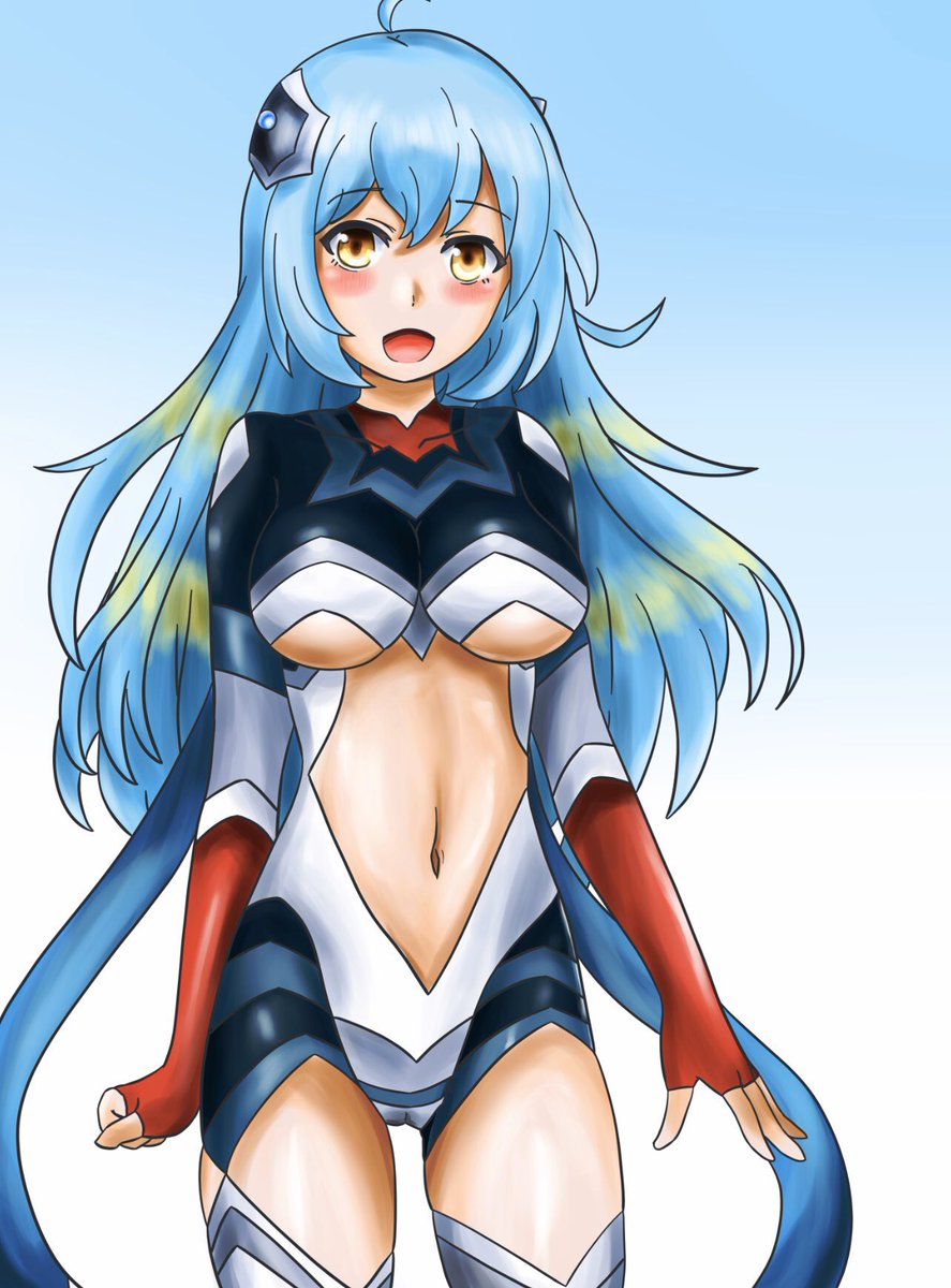 抹茶ラテ ウルトラ怪獣擬人化計画のガッツ星人さん 水中ver 描きましたー ウルトラ怪獣擬人化計画