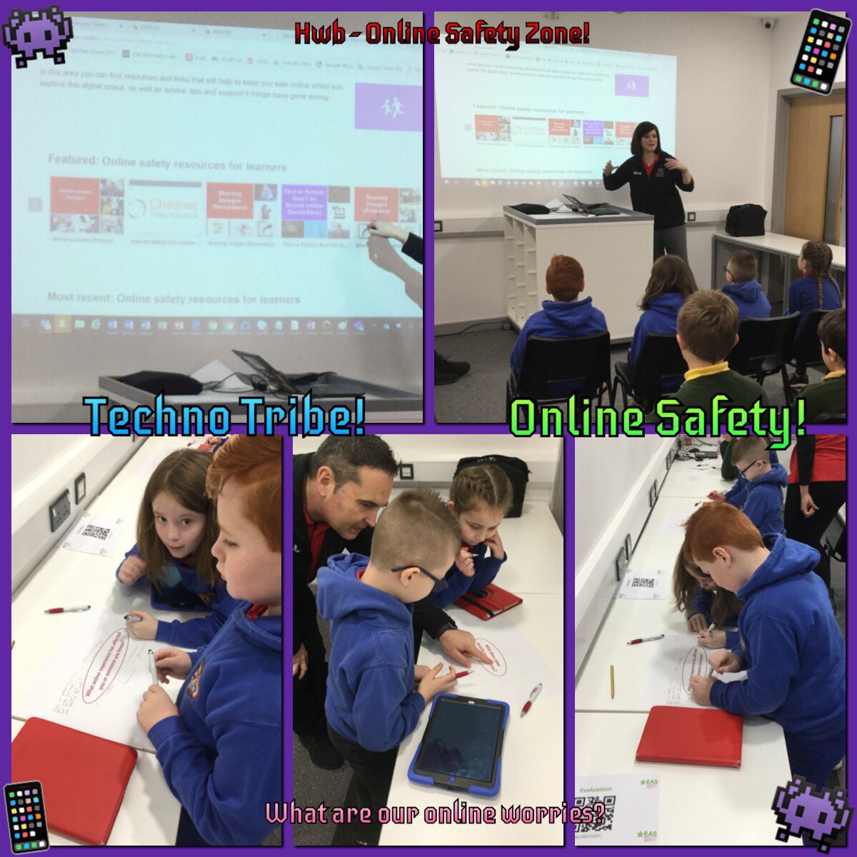 PPS_Eira's tweet image. Having fun learning about online safety. We’re currently on a mission to crack codes! @maindeeprimary @EdenEdCentre @EAS_Digital @Phip_Primary #phipict #TechnoTribe 📱👾🤔