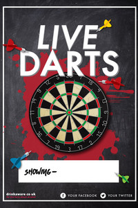 We can help with advertising any of the big events you're showing on your tellys. 

Visit print2pubs.com for all our designs.