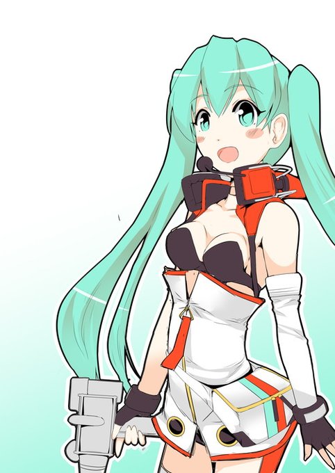 ミクレーシングの衣装かわいい 