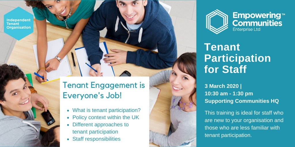 EmpoweringComms's tweet image. All staff at different levels and working in different departments will benefit from this session!
Find out more at empoweringcommunities.ltd/events-calenda…
@SiobhnONeill1