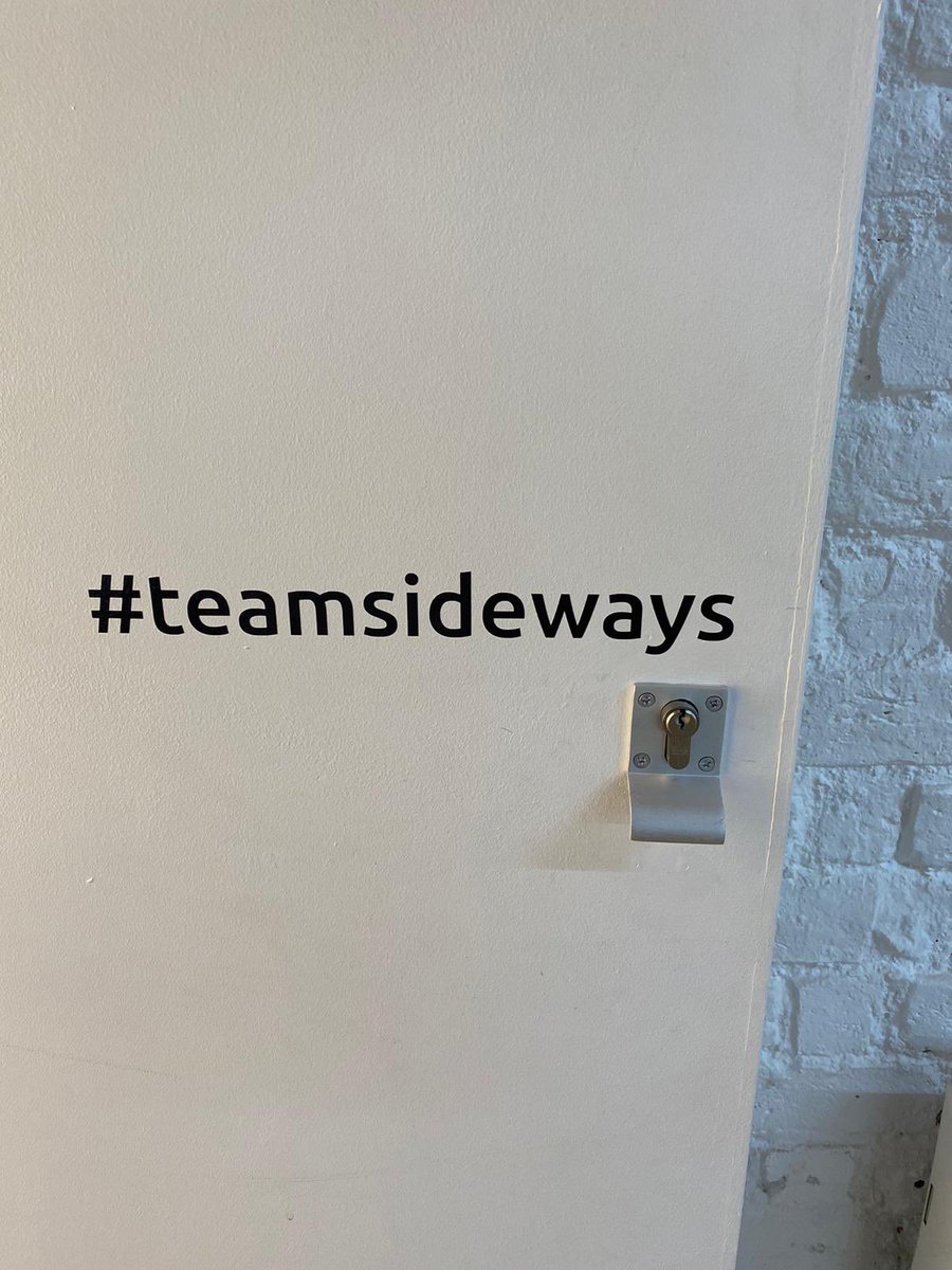 lotusdigiprint's tweet image. Wall/door vinyls printed, cut and applied for @hellosideways last week. #Ashford #Kent #Print #Design #Media