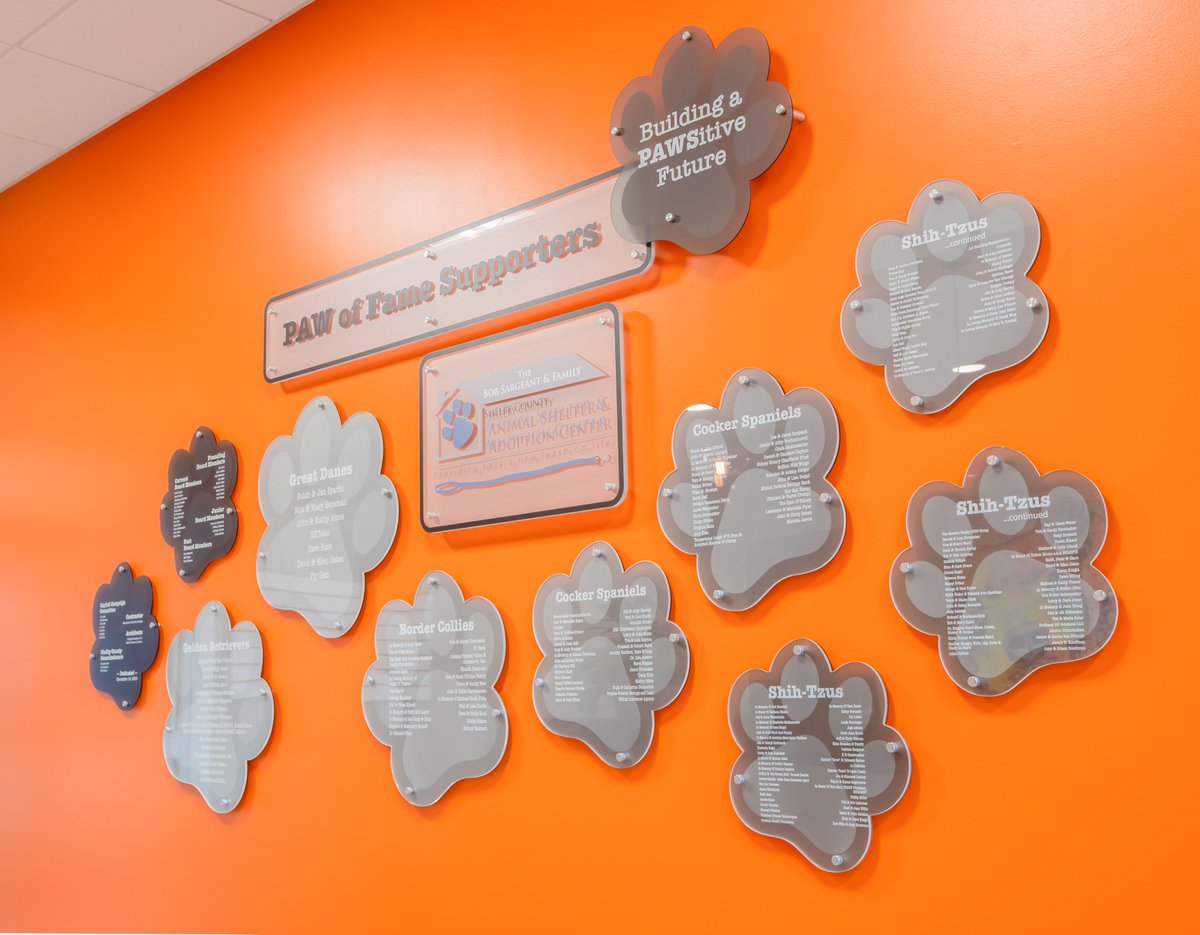 11fiftyseven's tweet image. Check out this recognition designed, fabricated and installed for Shelby County Animal Shelter located in our hometown of Sidney, Ohio!
#donorrecognition #capitalcampaign #nonprofit