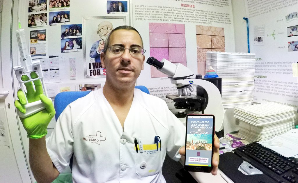 edusqo's tweet image. Estaremos en #SLACito20 @slac2020 para hablar de citología por #PAAF (workshop) y del uso profesional que se puede hacer de las #RedesSociales, fundamentalmente @Twitter.
¿te animas, @ACitopatologia @SECitologia @spcitologia @m_isamarte @Rosachambe_1? #hcsm #SocialMedia