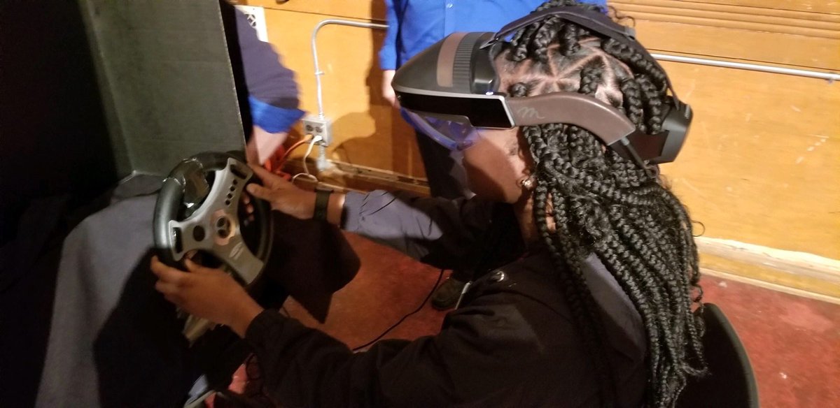 PEERSFdn's tweet photo. Thank you to #JWSextonHigh School for allowing us to share our distracted driving prevention simulator with your students! With the help of @GM, we continue to educate young drivers to practice safe driving habits. https://t.co/9poI1nMVow