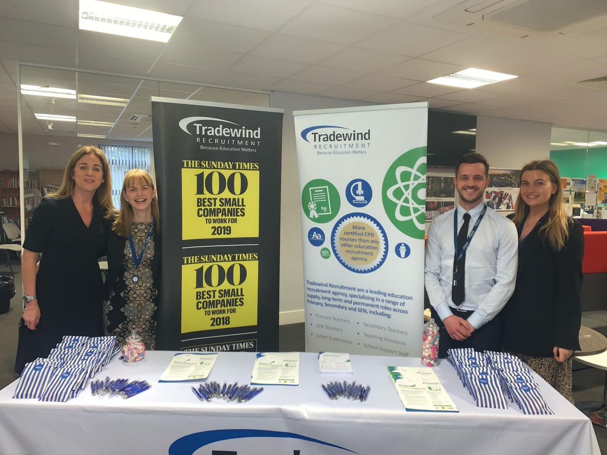 We're currently at the Liverpool SCITT Careers Day! We're here to talk with trainee teachers about how we can help them find their perfect role in education! If you're at the event today, be sure to pop by our stand - we have lots of sweets! 
#LiverpoolTeachers #TeachingJobs