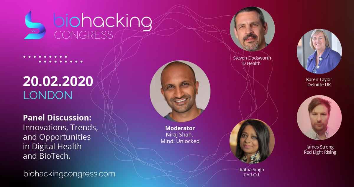 unicornlabusa's tweet photo. 🌟Join us at #BiohackingCongress in #London, 20.02.2020.
You could learn from the industry experts. There will be Panel Discussion “Innovations, Trends, and Opportunities in #DigitalHealth and #BioTech.”
 👉Get your Ticket https://t.co/R7pTEhIibq
#Biohacking #UnicornLab #swc2020 https://t.co/YDNDvTMcTO
