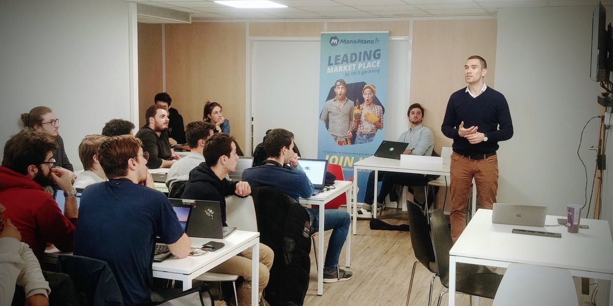ManoMano_Tech's tweet image. First Workshop at @EpitechBordeaux with the SECURITY TEAM @ManoMano_Tech Bordeaux ! 🚀🚀🚀

Big up to @flemarch and his team !