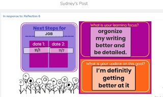 So many personalized connections to empower students to take charge of their own learning with <a href="/Seesaw/">Seesaw</a>.  Love this example of student evaluation of their own work. <a href="/TonkaSchools/">Minnetonka Schools</a> #TonkaInnovates