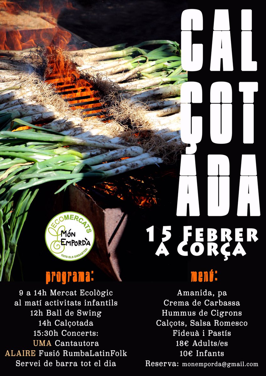 agendacampanar's tweet photo. Dissabte 15 de febrer, de 9 h a 14 h, mercat #MónEmpordà, calçotada popular i concert
_
#AgendaElCampanar #VisitCorçà #Corçà #Casavells #Matajudaica #CassàDePelràs #Planils #Empordà #BaixEmpordà #CostaBrava #Turisme #activitats #cultura #ElCampanarajun #VisitEmpordanet https://t.co/jXabPmFVIY