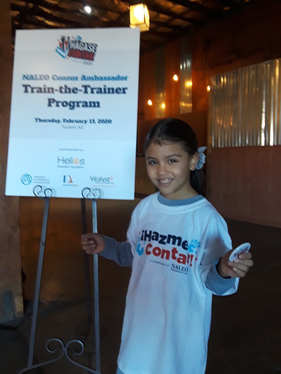 TrejoForTempe's tweet image. Join us in Tucson today for our @NALEO Census training! Young children are at risk in being under counted. Make sure all kids count! #hazmecontar