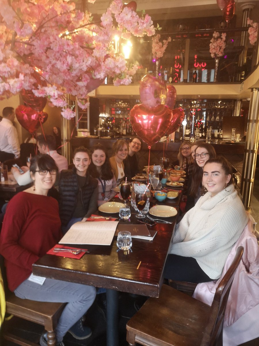 Had a lovely Galentines lunch with some wonderful people! Keeping the tradition going @AmyShergold 💕 #WomenInSceince