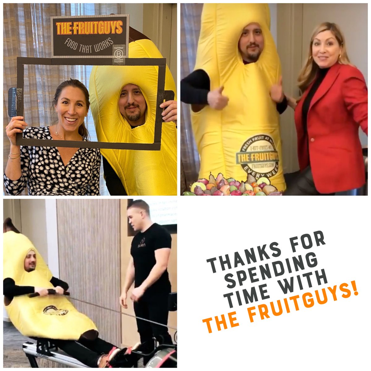 fruitguys's tweet image. #thankfulthursday! 👏 Thanks to everyone who came out to the LifeStart Health Fair yesterday in Chicago! 🏋️‍♀️
  🍌 Looking forward to seeing y’all next year! #thefruitguys #thefruitguyschi #thefruitguyschicago #thefruitguysxlifestartfitness #lifestartfitness 
@lifestart