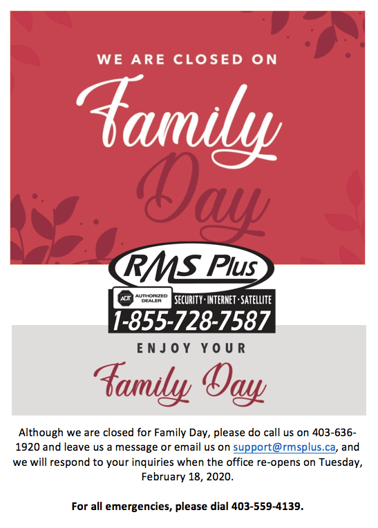 RMS_Plus's tweet image. Happy Family Day!