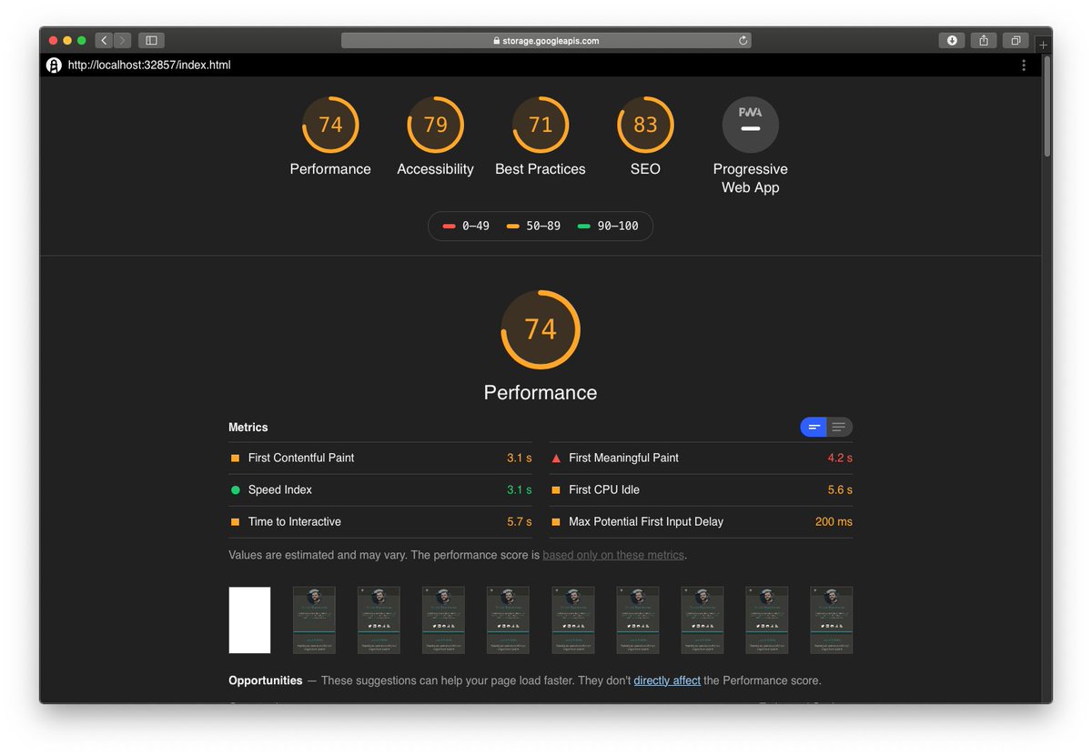_JacobTomlinson's tweet image. Testing the performance and accessibility of static websites with Lighthouse CI and GitHub Actions.

Whether you're building a blog with @GoHugoIO or documentation with #sphinxdoc testing it with @____lighthouse helps validate changes before they go live.

jacobtomlinson.co.uk/posts/2020/tes…