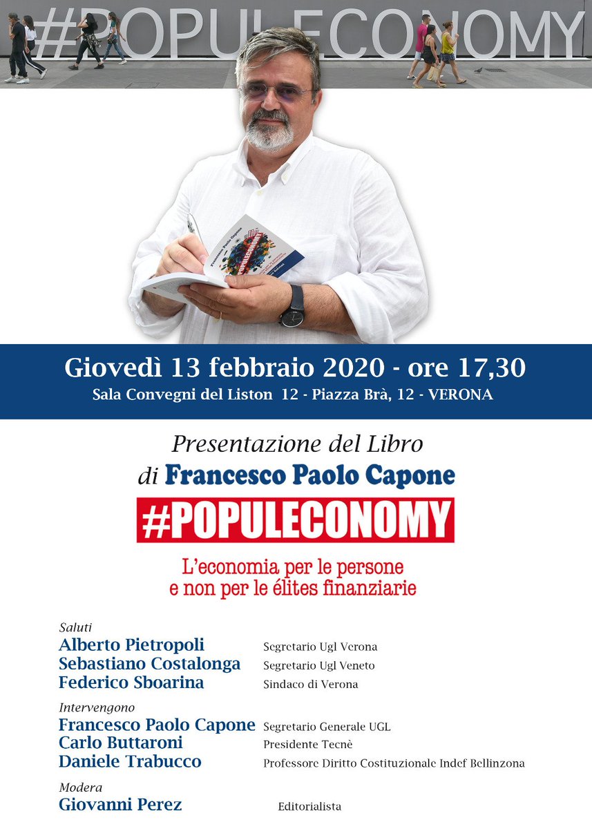 Autoferro_Ugl's tweet photo. Il #SegretarioNazionale @FmMilloch alla presentazione di #populeconomy di @fpcapone
@SboarinaVerona @UGLConf @MetaSociale https://t.co/k0QmnA4kwG