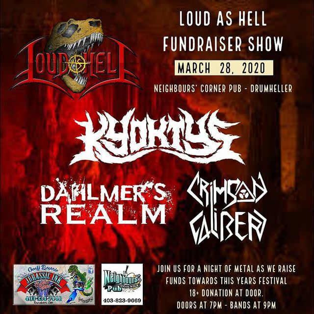 Loudashellfest's tweet photo. LAH Fundraiser Party!
Join us to help raise funds for this years festival. March 28 at the wonderful Neighbours Pub!
There will be contests, silent auction and some giveaways.
Wooooohoooooo
#LAH9 #loudashell #metalfamily #fundraiser #metal #neighbourโฆ https://t.co/SNiX6dXGn4 https://t.co/3xXtZqTZcA