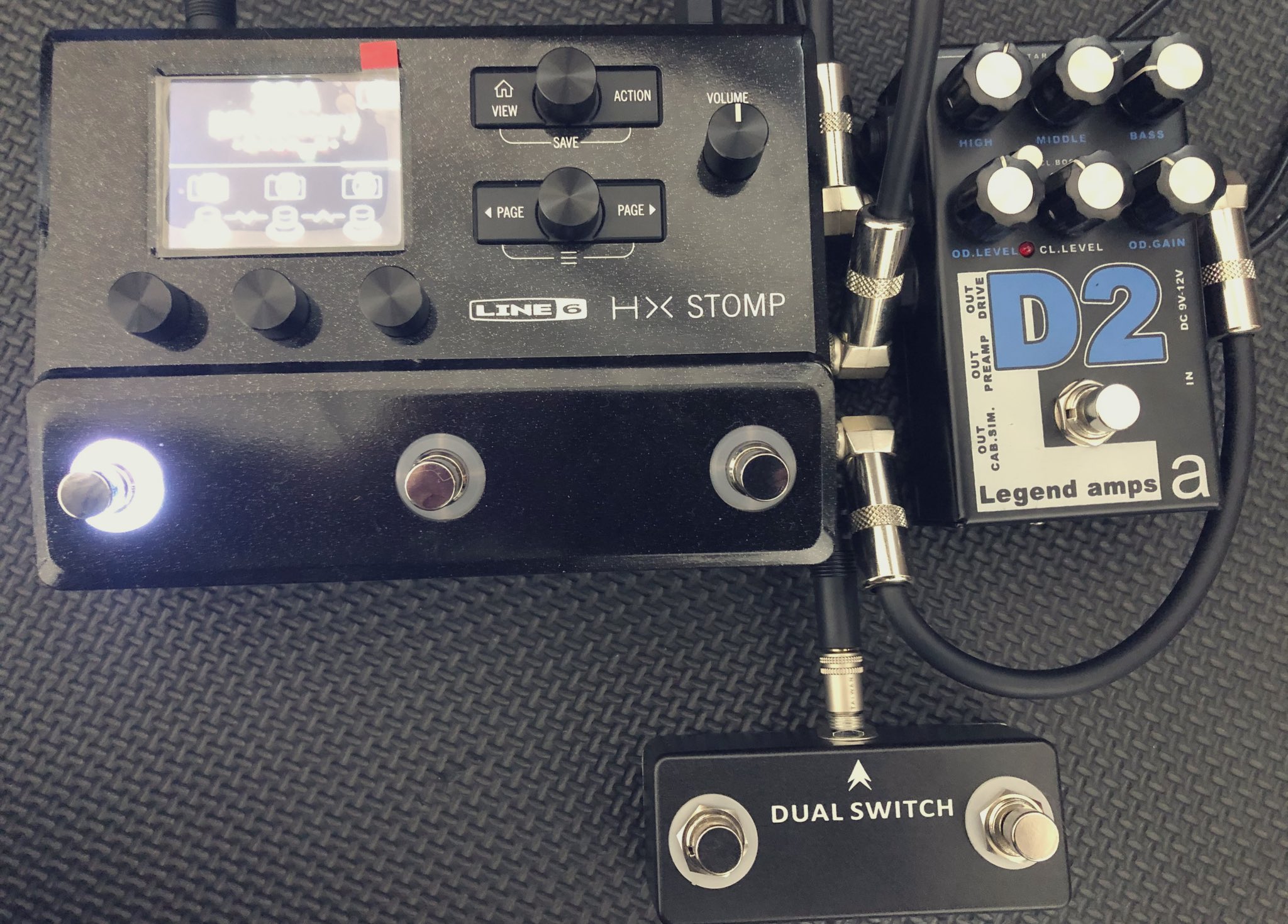 LINE6 HX Stomp / フットスイッチ / TRSケーブル