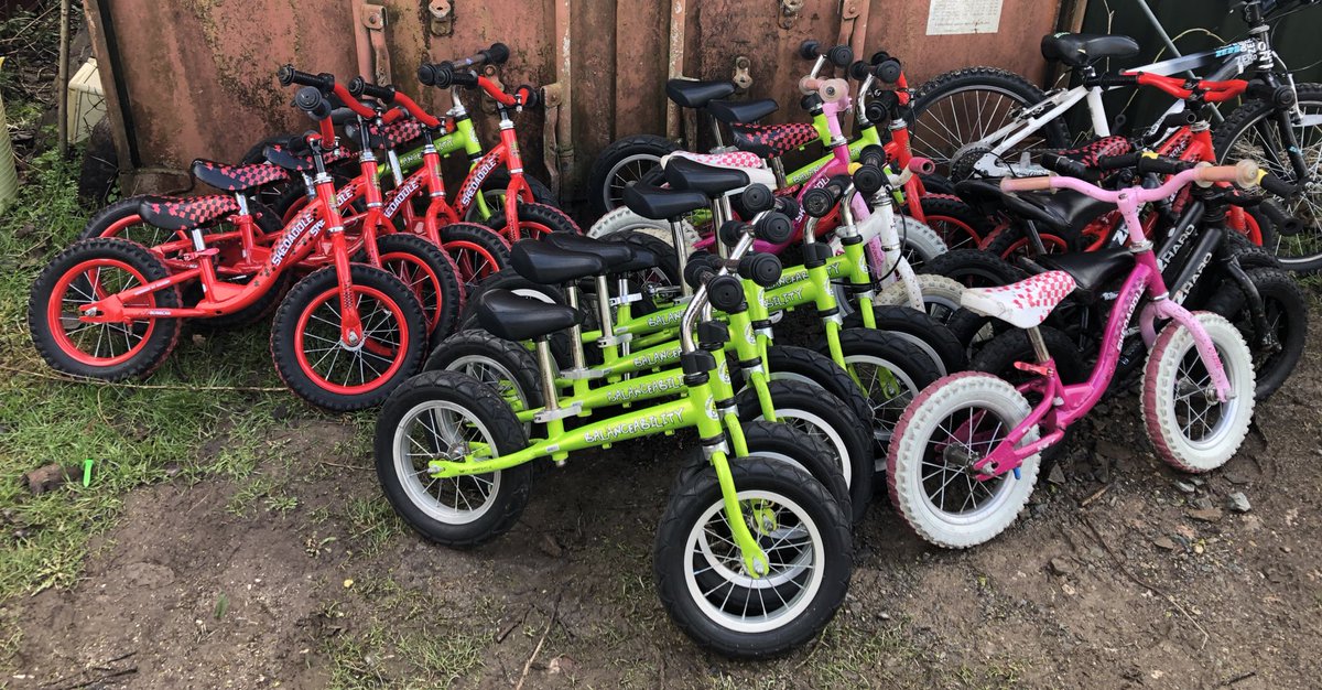 SouthDerbysASP's tweet photo. ✅ New balance bikes added to the fleet 🚲 

✅ Existing fleet has had its annual maintenance check 🔧 

✅ New child helmets have arrived ⛑ 

🔜 Next block of #BikeabilityBalance delivery after half term

🔜 Early Racers competition in March https://t.co/KagnpTIsXX