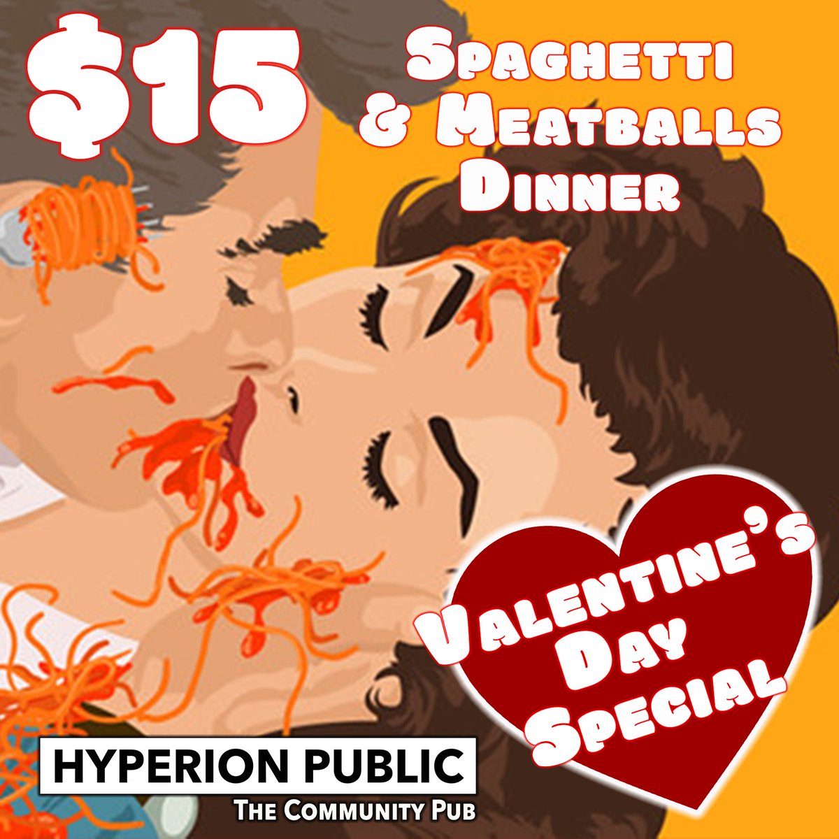 We know that love can be messy... We’re here to help! #spaghetti and #meatballs #madewithlove #valentines #day #spaghettiandmeatballs #dinner #champagne #special